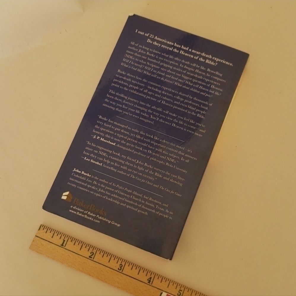 Image Heaven Paperback Book Novel by Author John Burke Pre loved Great Condition - Picture 8 of 8